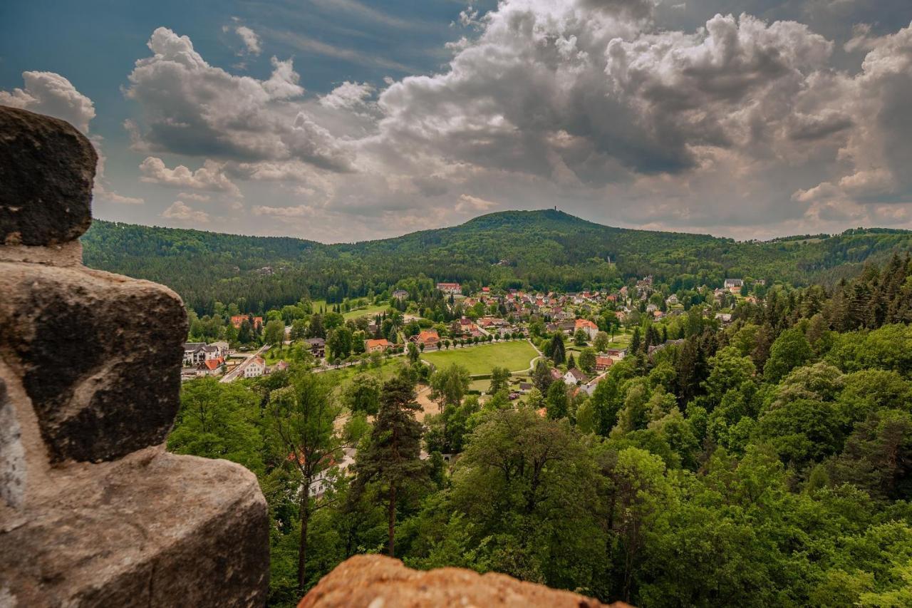 Wohlfuehlzeit Im Zittauer Gebirge Apartman Kültér fotó